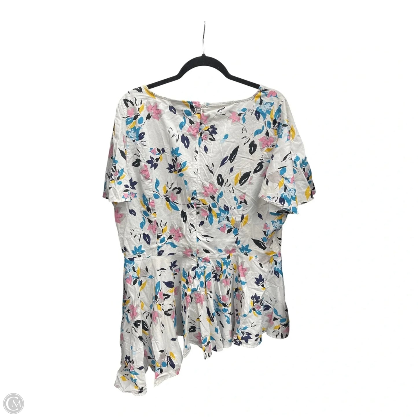 Tunic Short Sleeve By Lane Bryant In Floral Print, Size: 3x