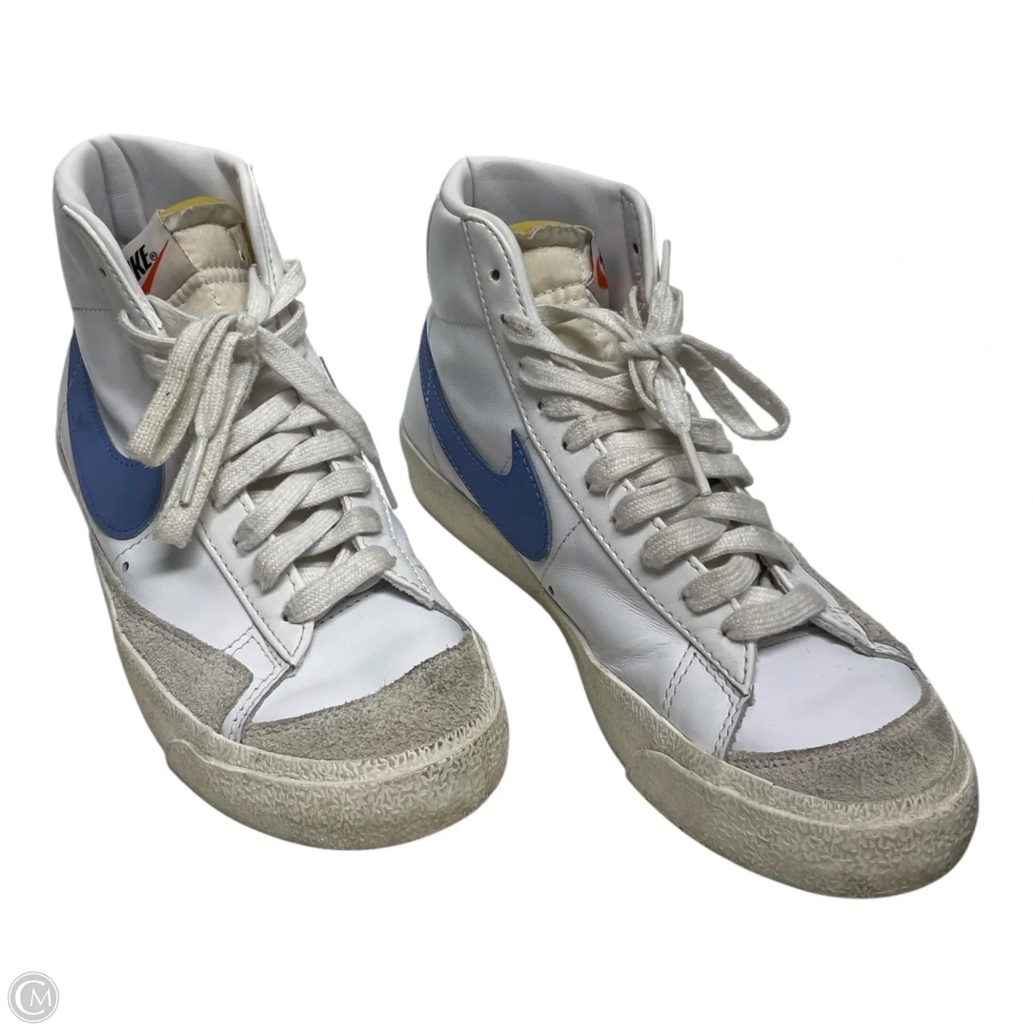 Shoes Sneakers By Nike In Blue & White, Size: 6.5