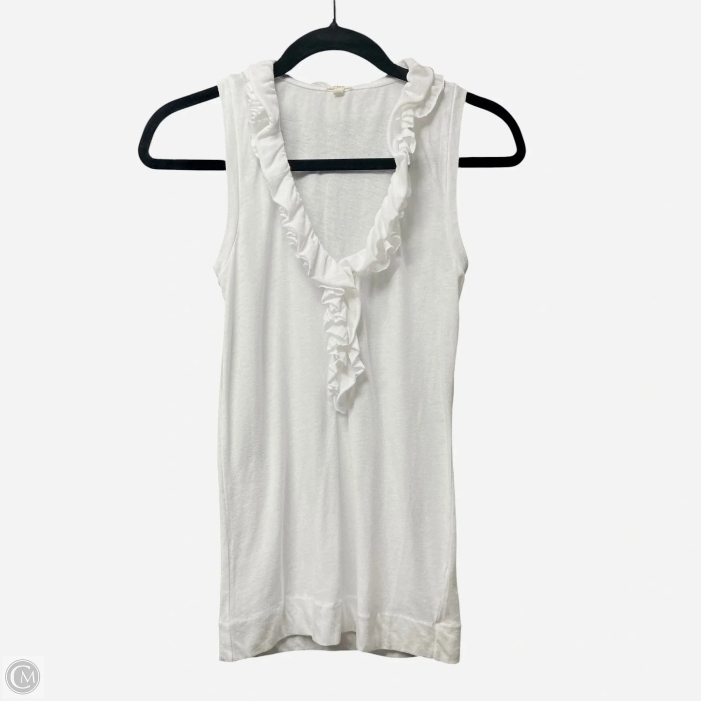Top Sleeveless By J. Crew In White, Size: Xs