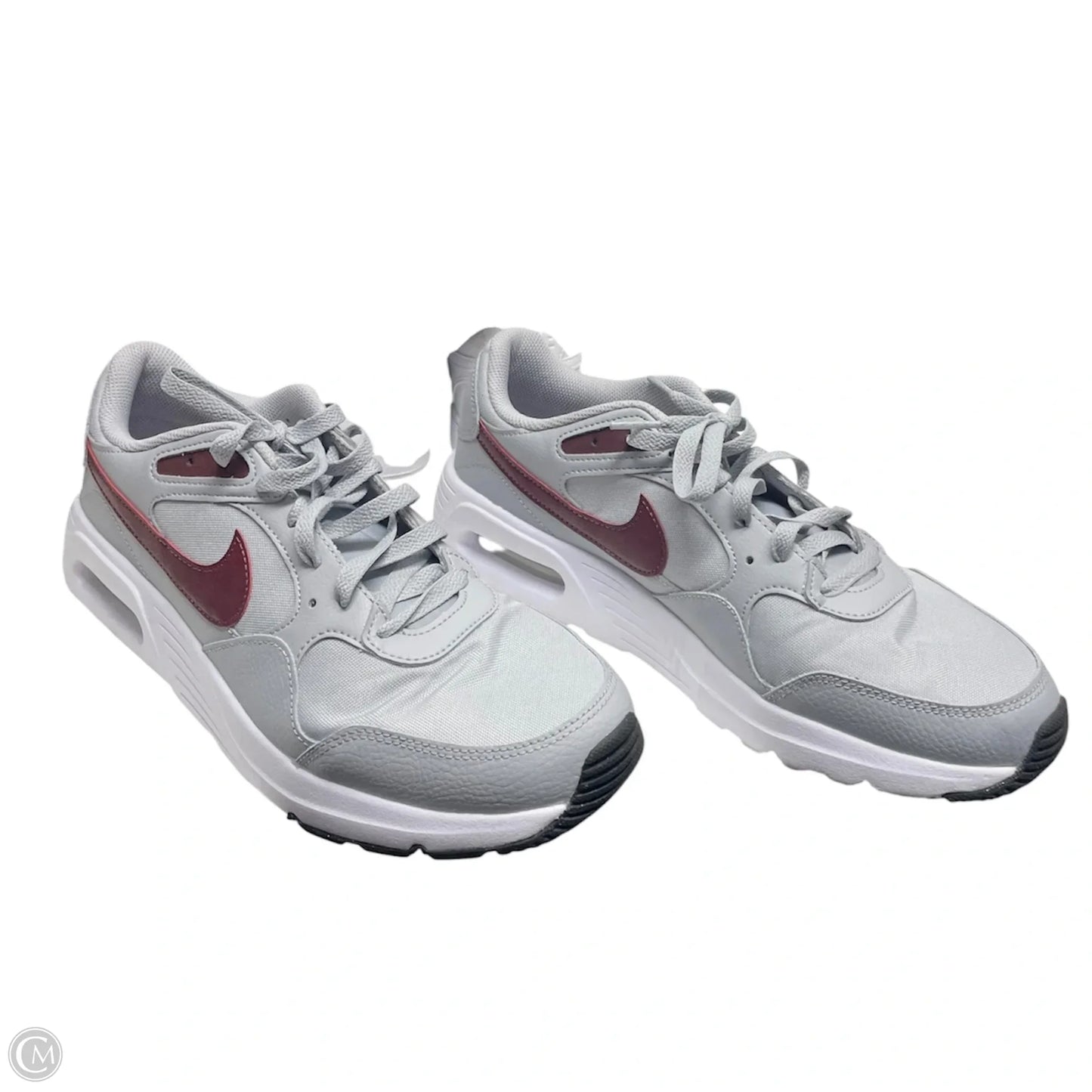 Shoes Sneakers By Nike In Grey & Red, Size: 10