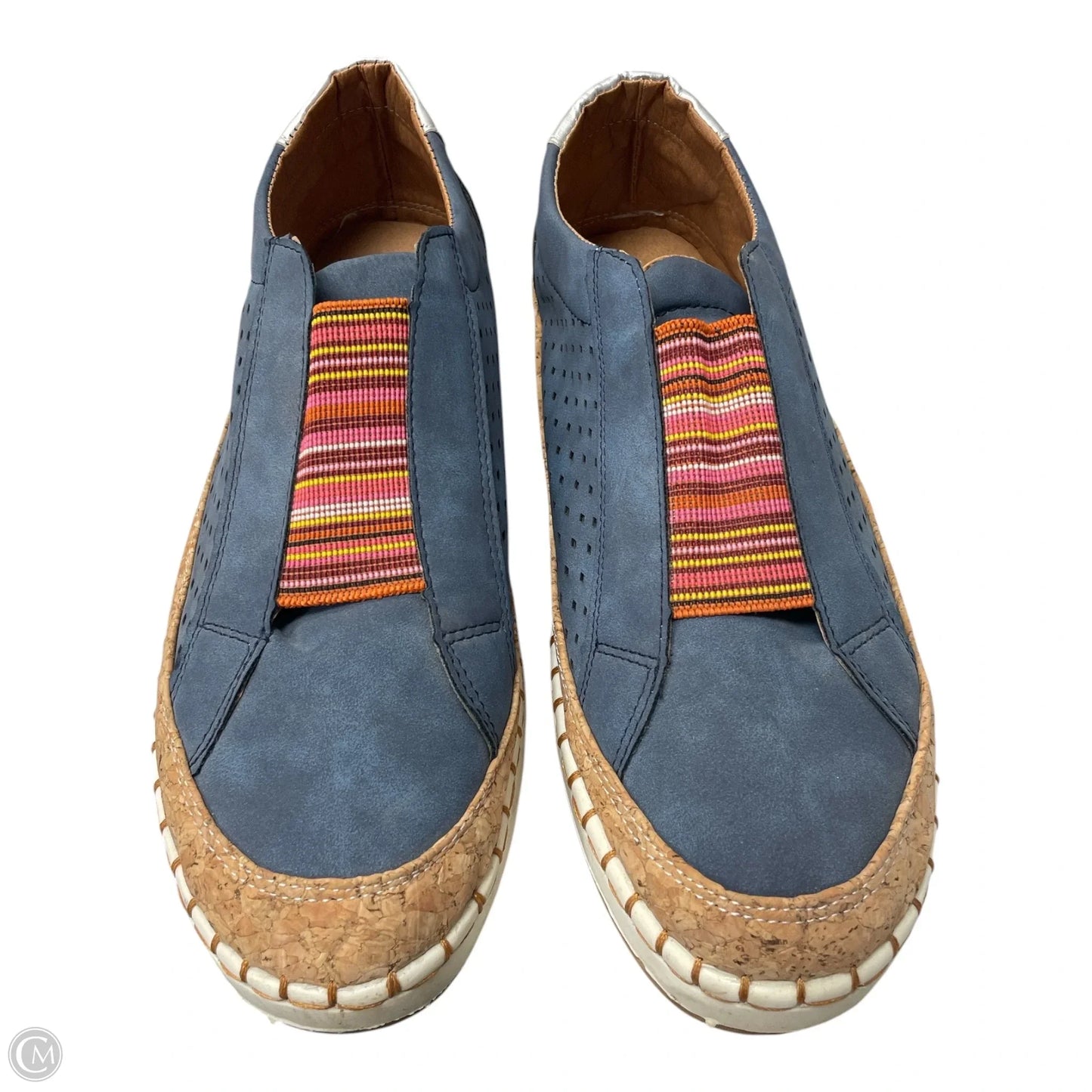 Shoes Flats By Clothes Mentor In Navy, Size: 9