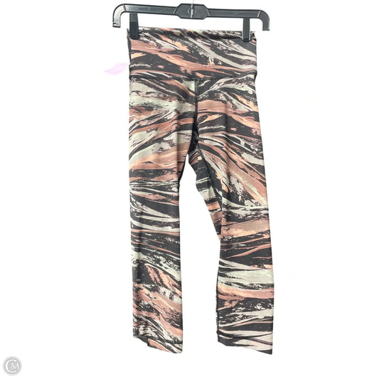 Athletic Capris By Lululemon In Multi-colored, Size: 4