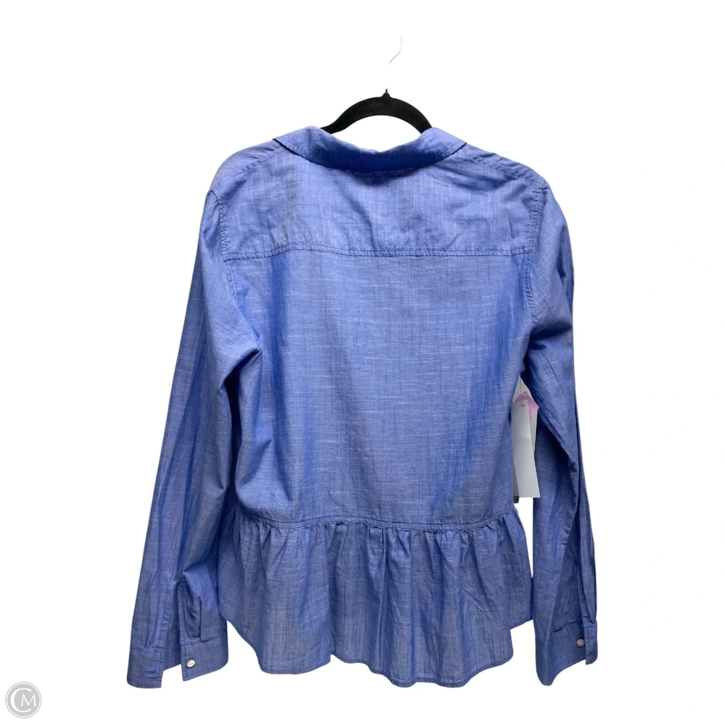 Top Long Sleeve Designer By Lilly Pulitzer In Blue, Size: L