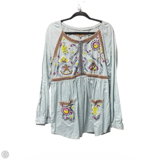 Tunic Long Sleeve By Double D Ranch In Multi-colored, Size: Xl