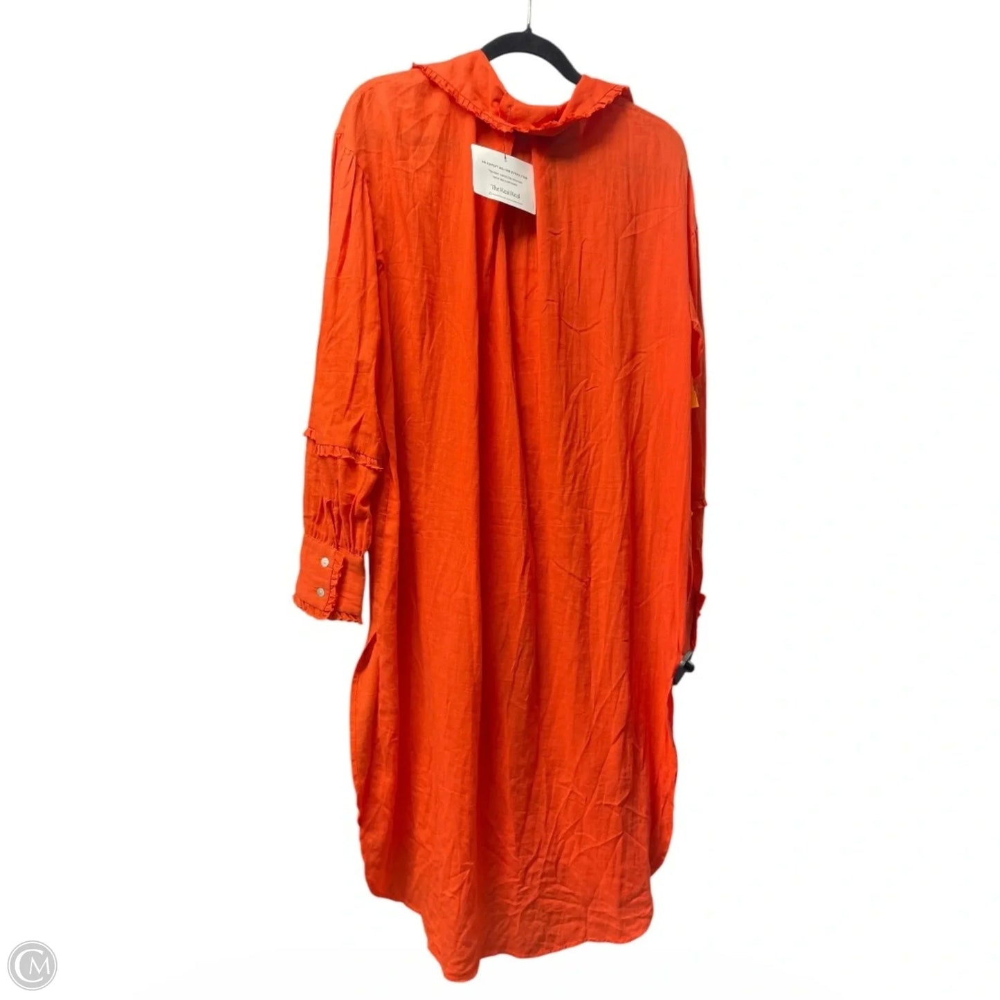 Dress Casual Midi By loup charmant In Orange, Size: M