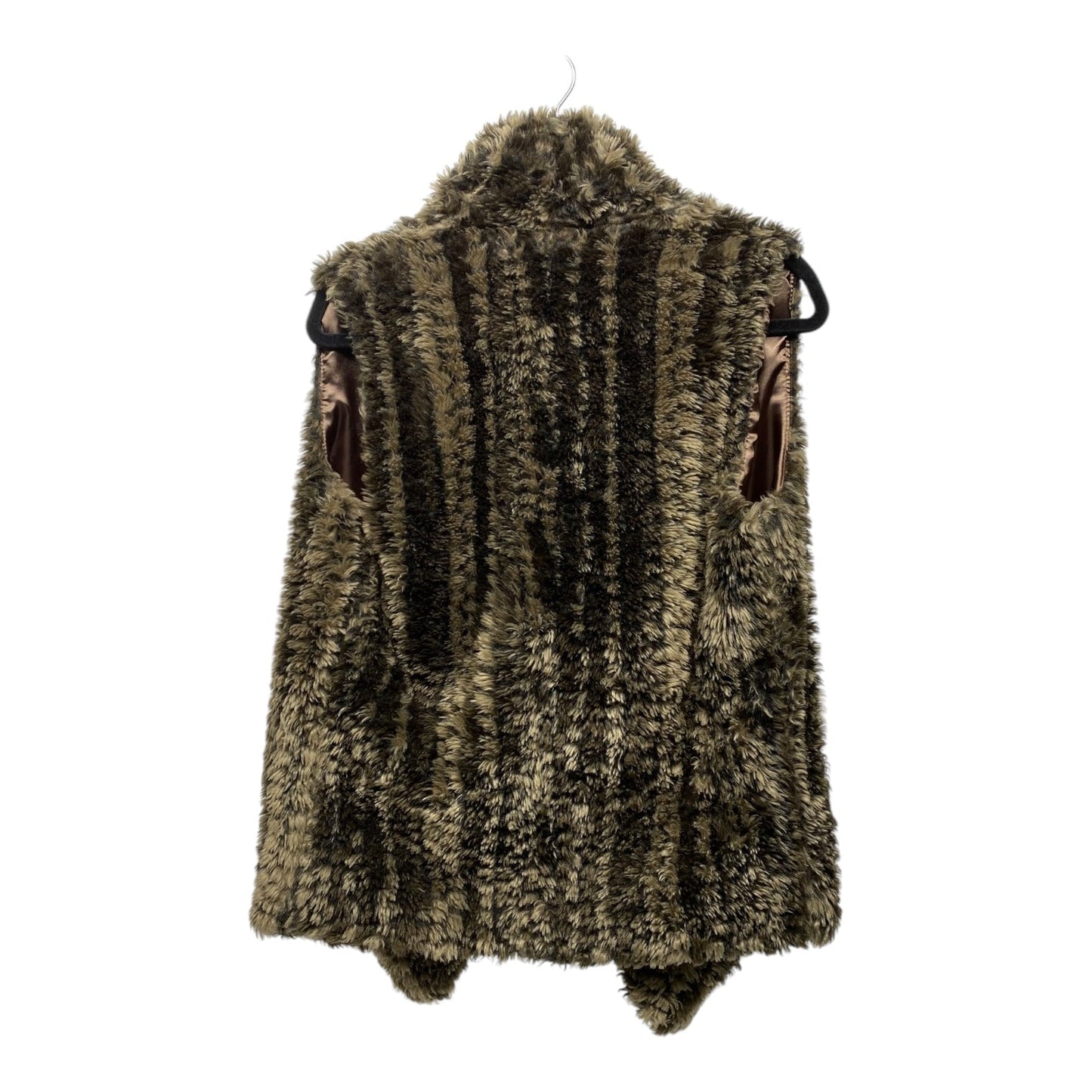 Vest Faux Fur & Sherpa By Boston Proper In Brown, Size: Xs