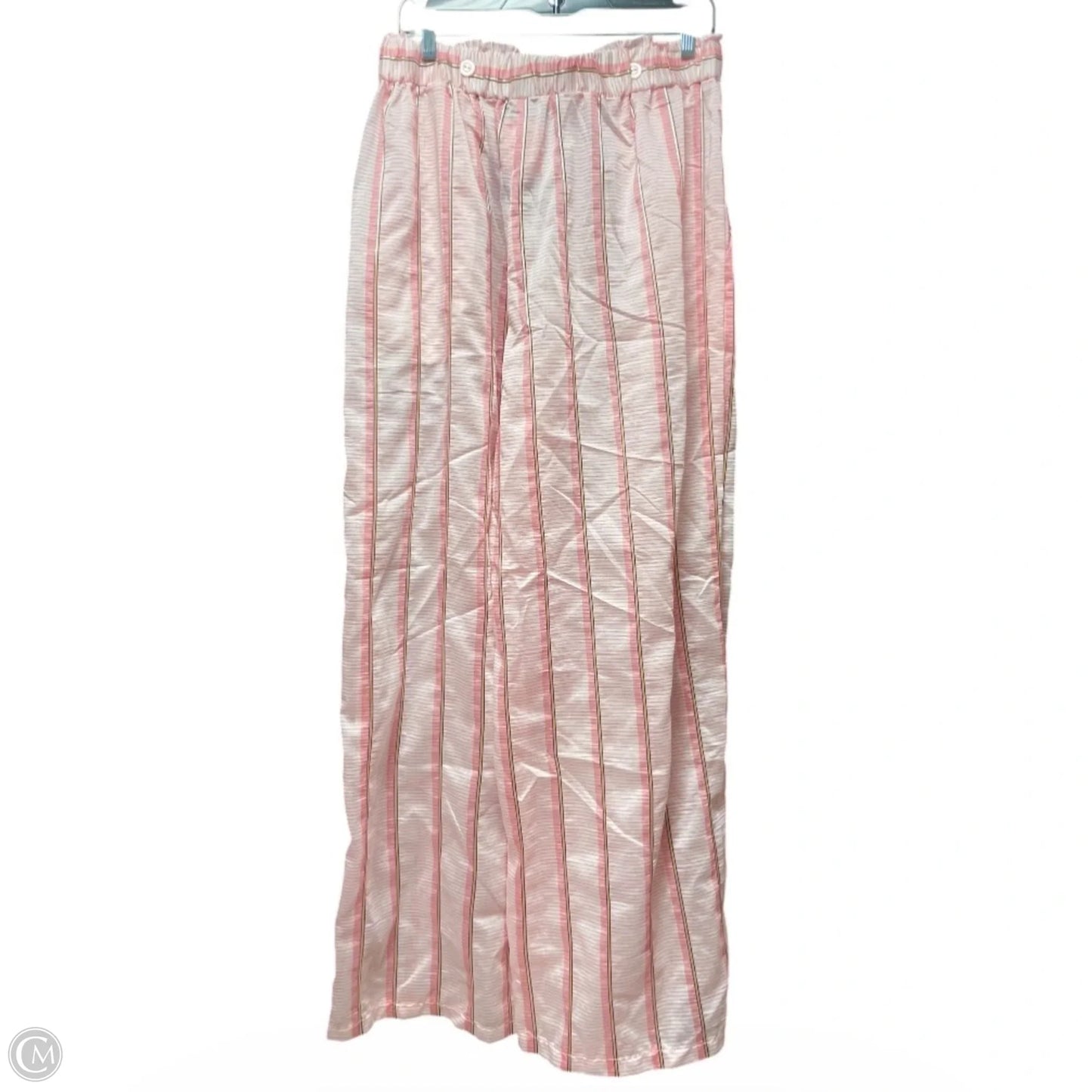 Pants Wide Leg By LA VIE In Striped Pattern, Size: Osfm