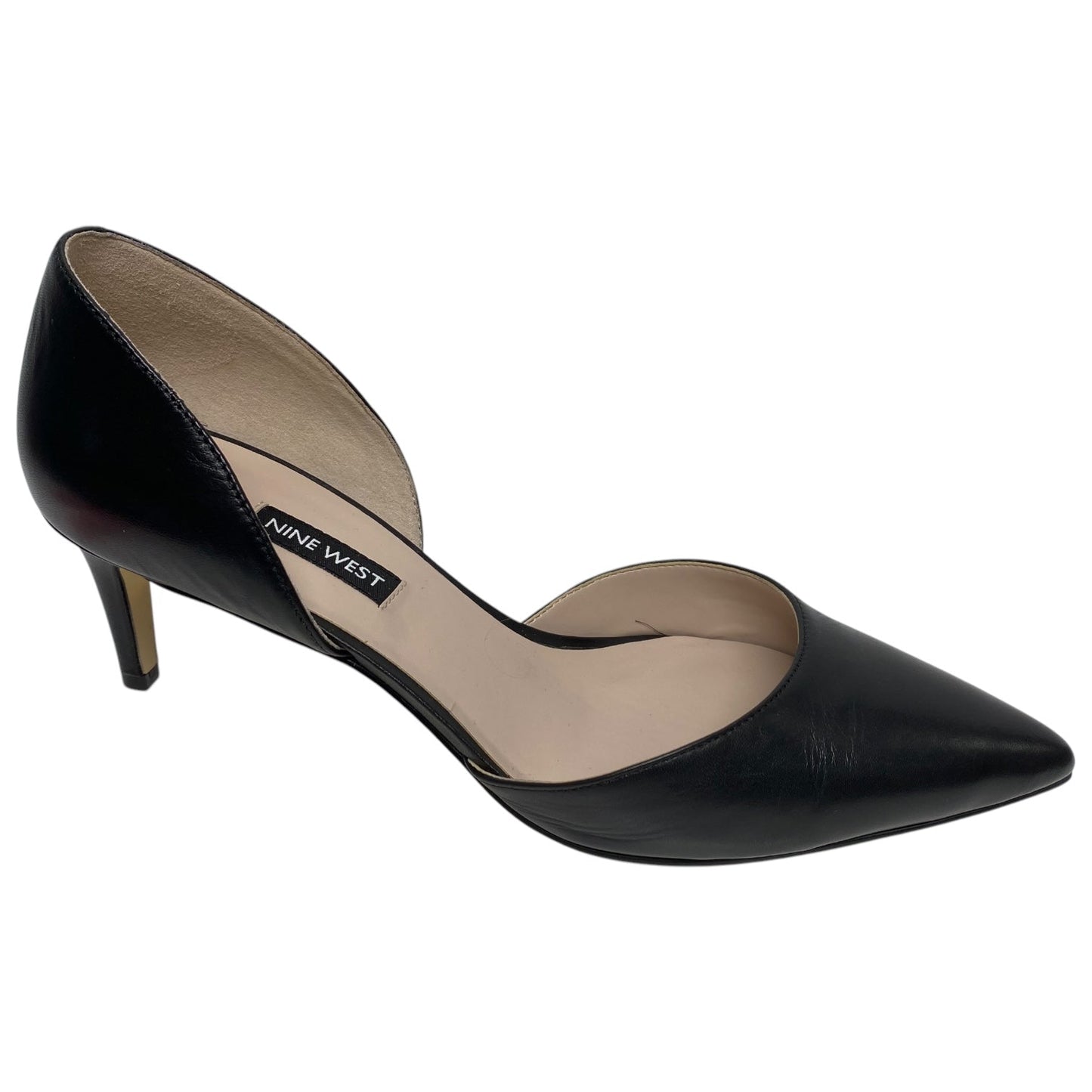 Shoes Heels Kitten By Nine West In Black, Size: 8.5