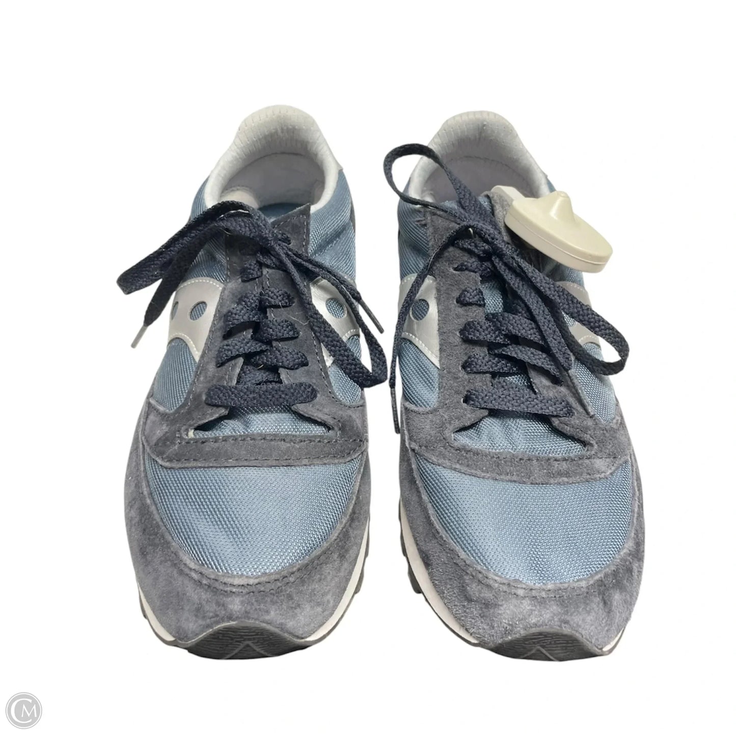 Shoes Sneakers By Saucony In Blue & Silver, Size: 7.5