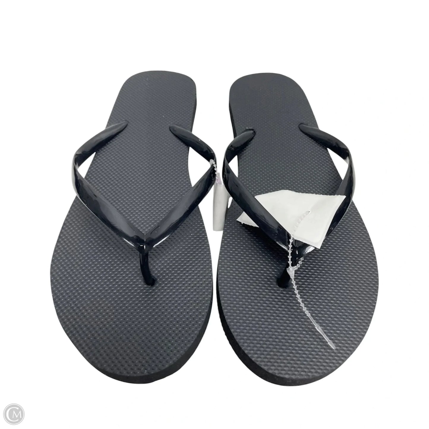 Sandals Flip Flops By Shade & Shore In Black, Size: 9