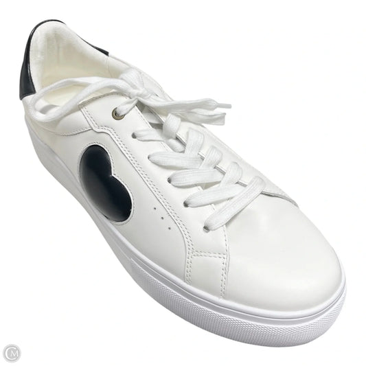 Shoes Sneakers By Kurt Geiger London In Black & White, Size: 11