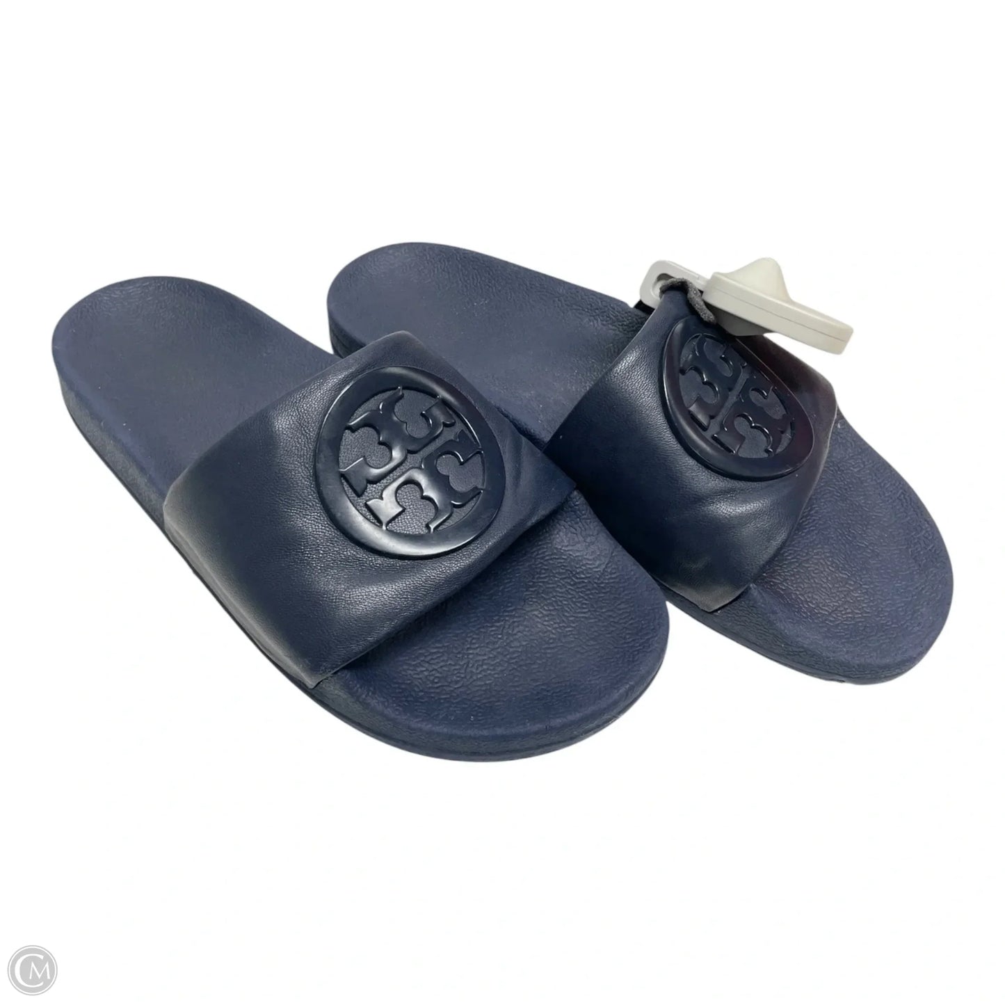 Sandals Designer By Tory Burch In Navy, Size: 7