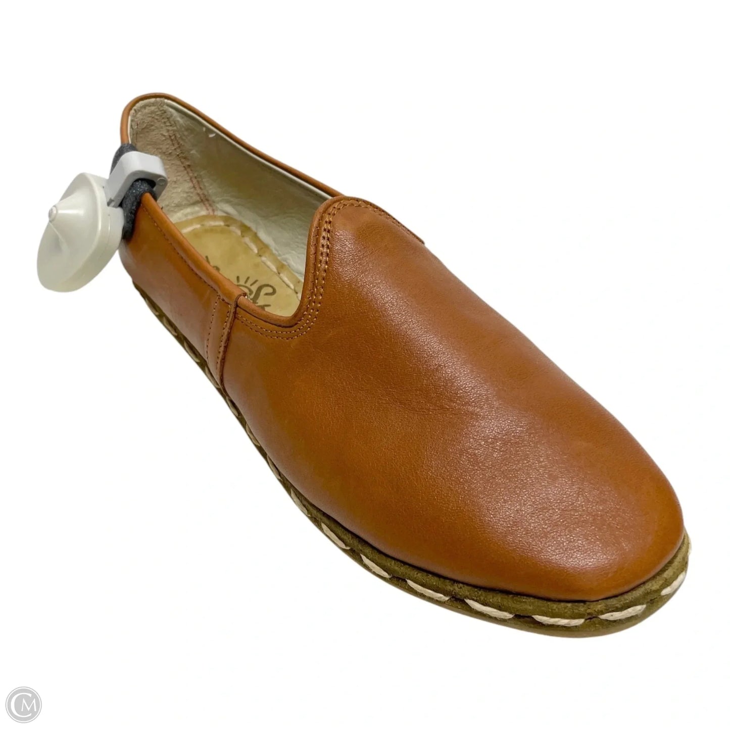 Shoes Flats By SABAH In Brown, Size: 8.5