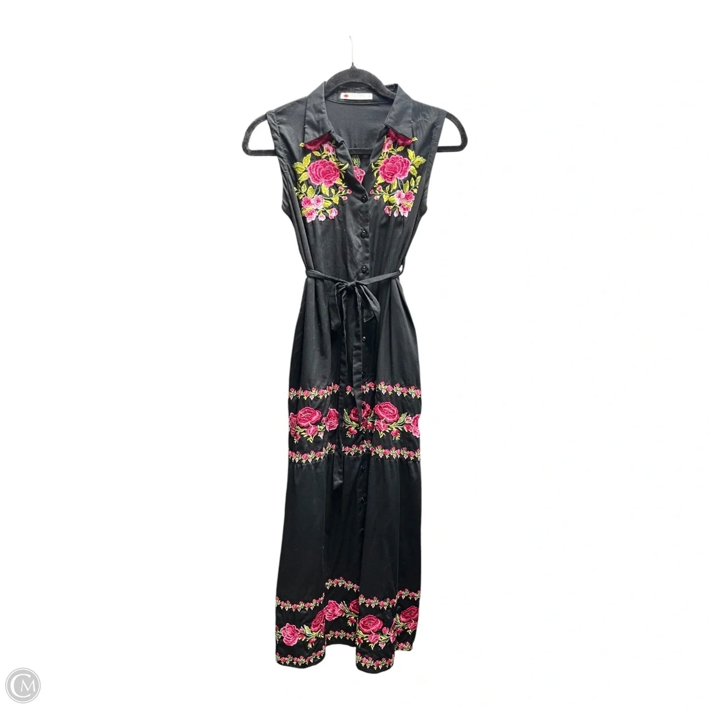 Dress Casual Maxi By KHAADI In Floral Print, Size: Xs