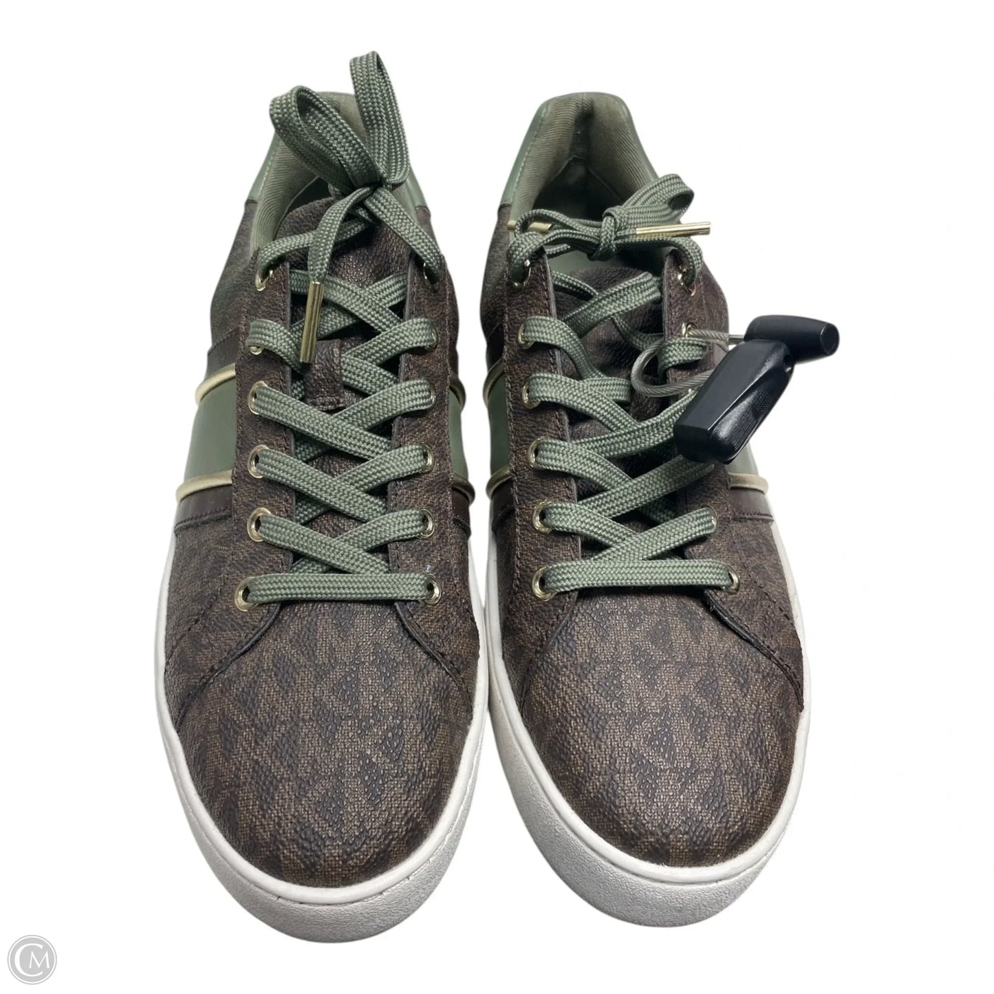 Shoes Sneakers By Michael By Michael Kors In Brown & Green, Size: 8