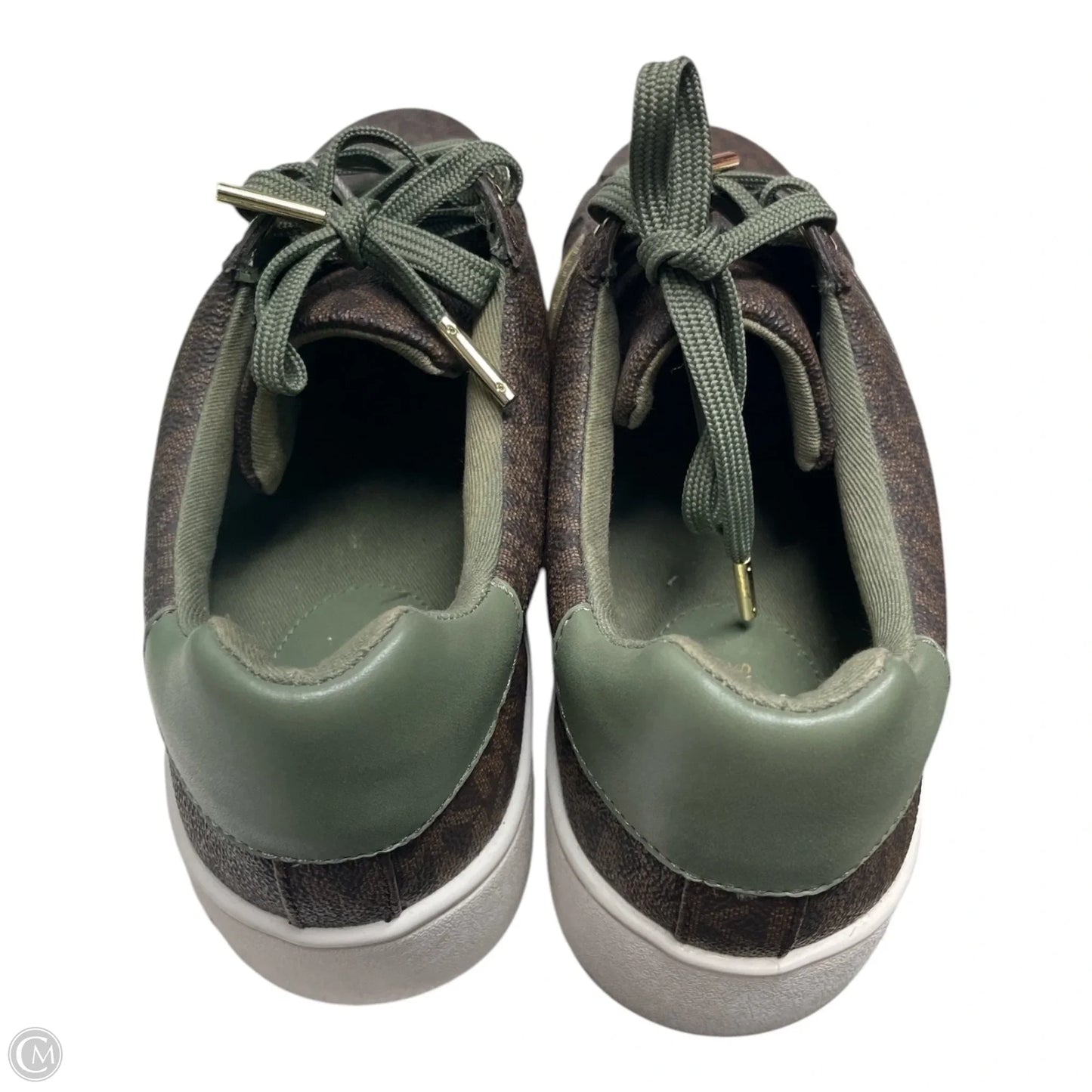Shoes Sneakers By Michael By Michael Kors In Brown & Green, Size: 8