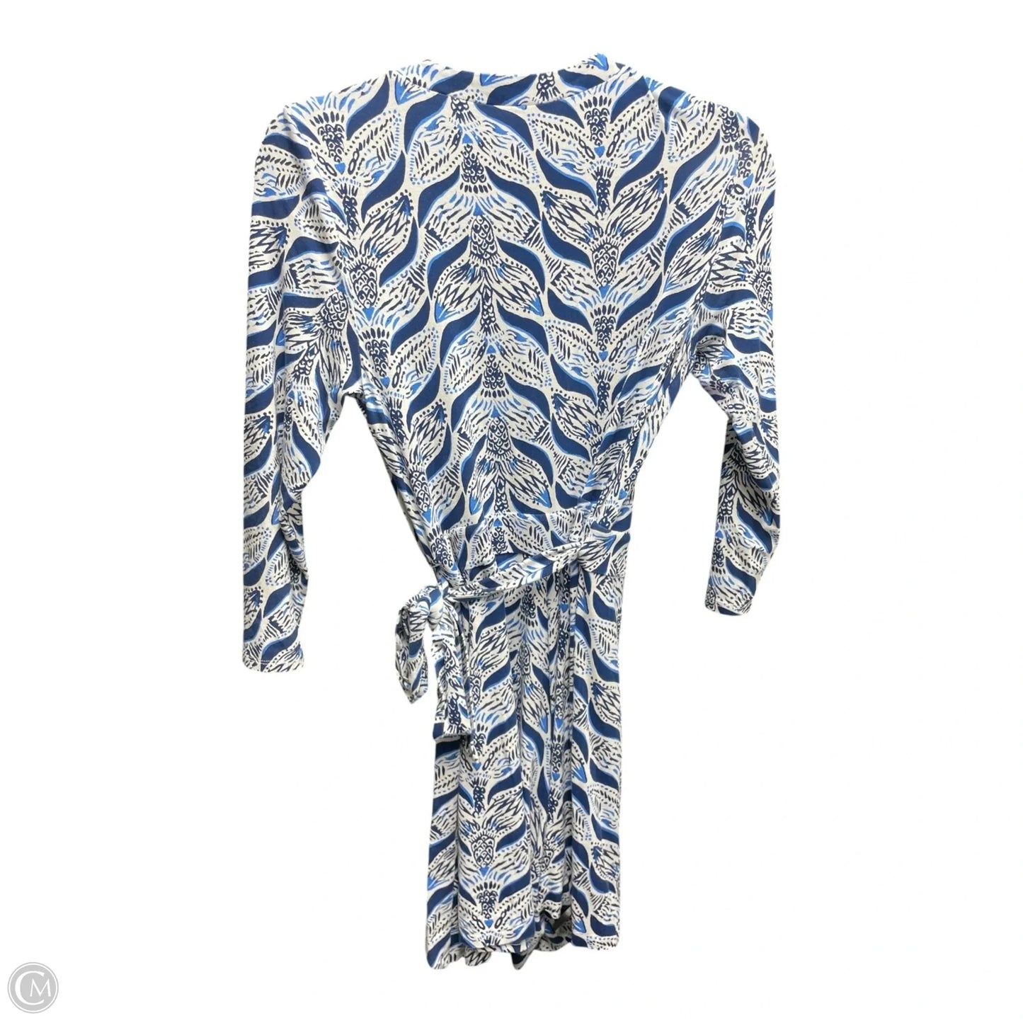 Dress Casual Short By Lilly Pulitzer In Blue & White, Size: S