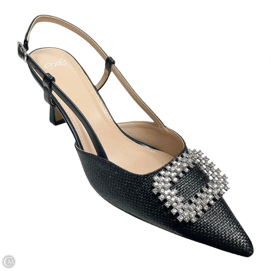 Shoes Heels Stiletto By Clothes Mentor In Black & Silver, Size: 10.5