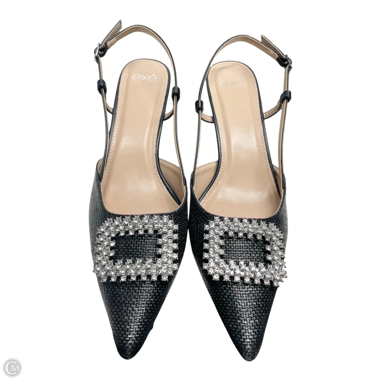 Shoes Heels Stiletto By Clothes Mentor In Black & Silver, Size: 10.5