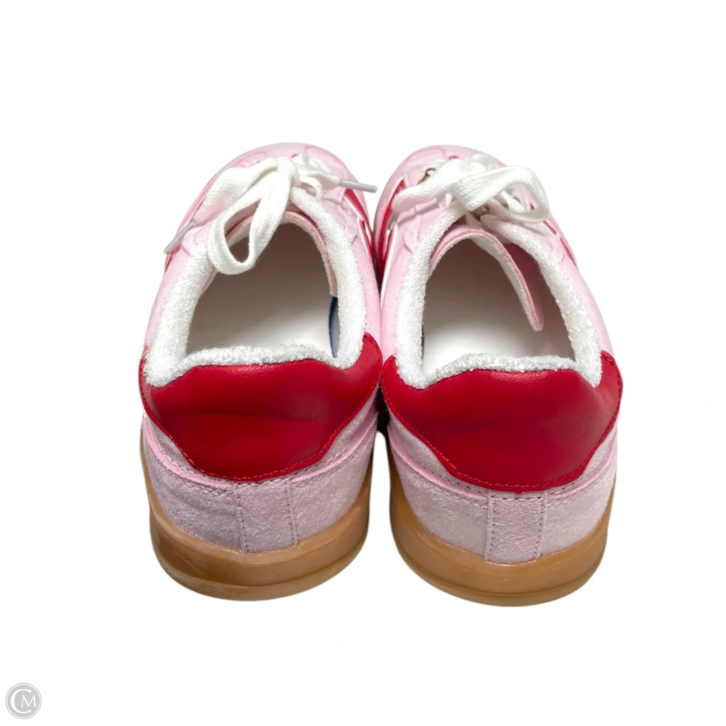Shoes Sneakers By Madden Girl In Pink & Red, Size: 7.5