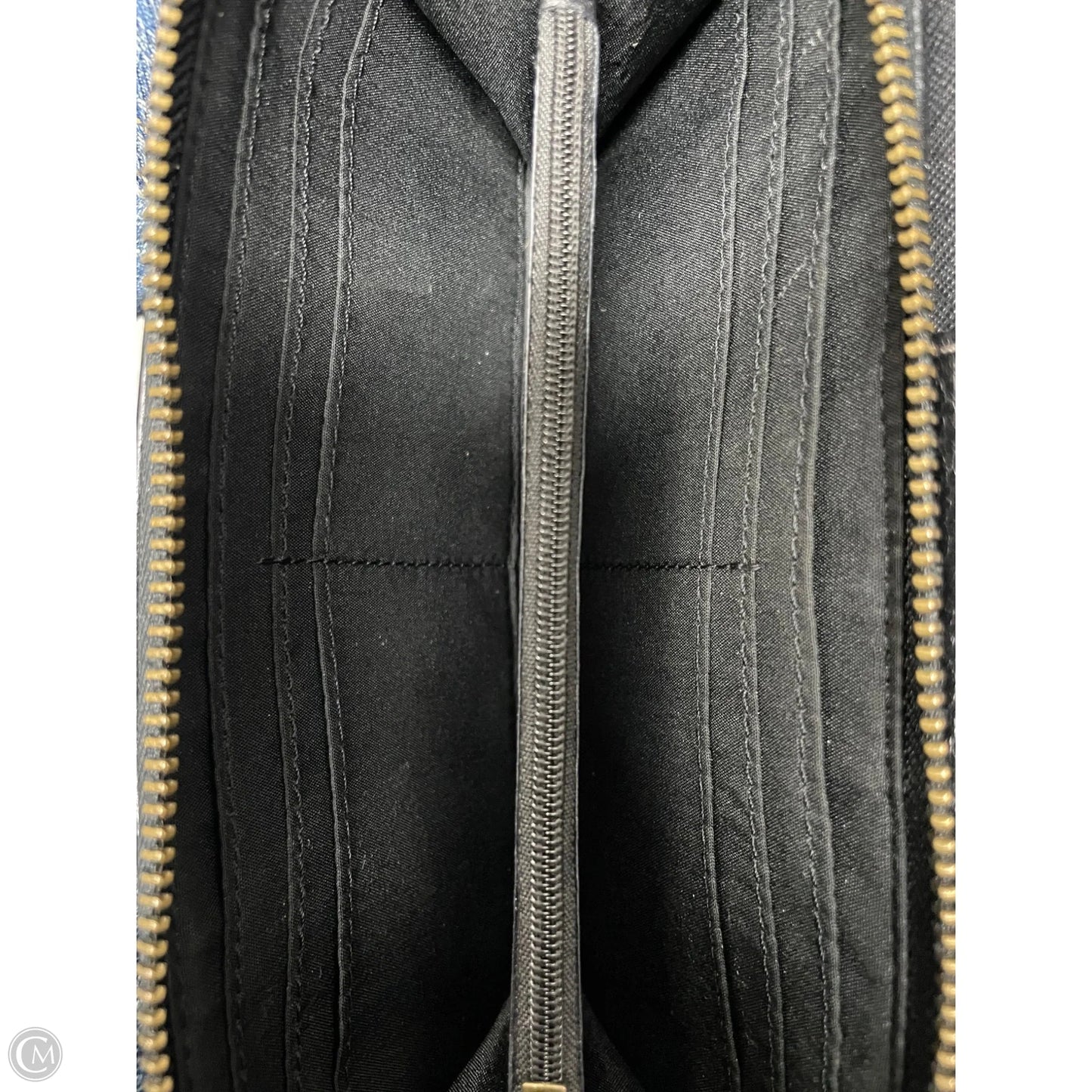 Wallet Leather By Fossil, Size: Large