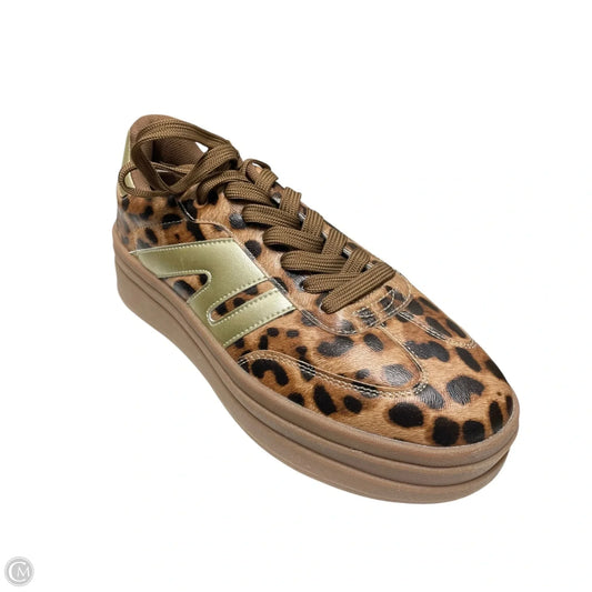 Shoes Sneakers By LA SHEELAH  In Animal Print, Size: 10