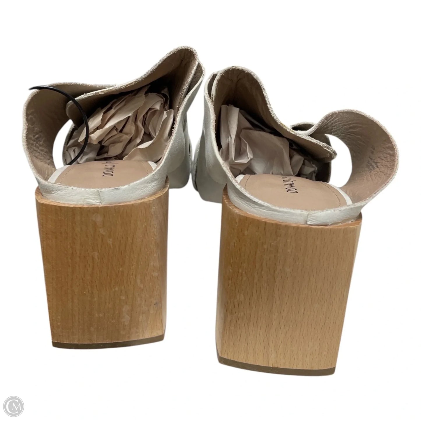 Shoes Heels Block By Donald Pliner In Ivory, Size: 10