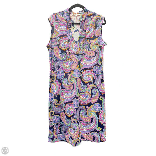Dress Casual Short By Jude Connally In Paisley Print, Size: Xl