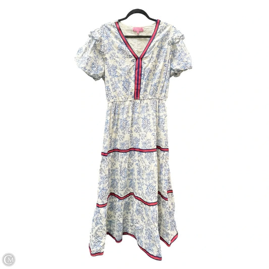 Dress Casual Maxi By Simply Southern In Floral Print, Size: L