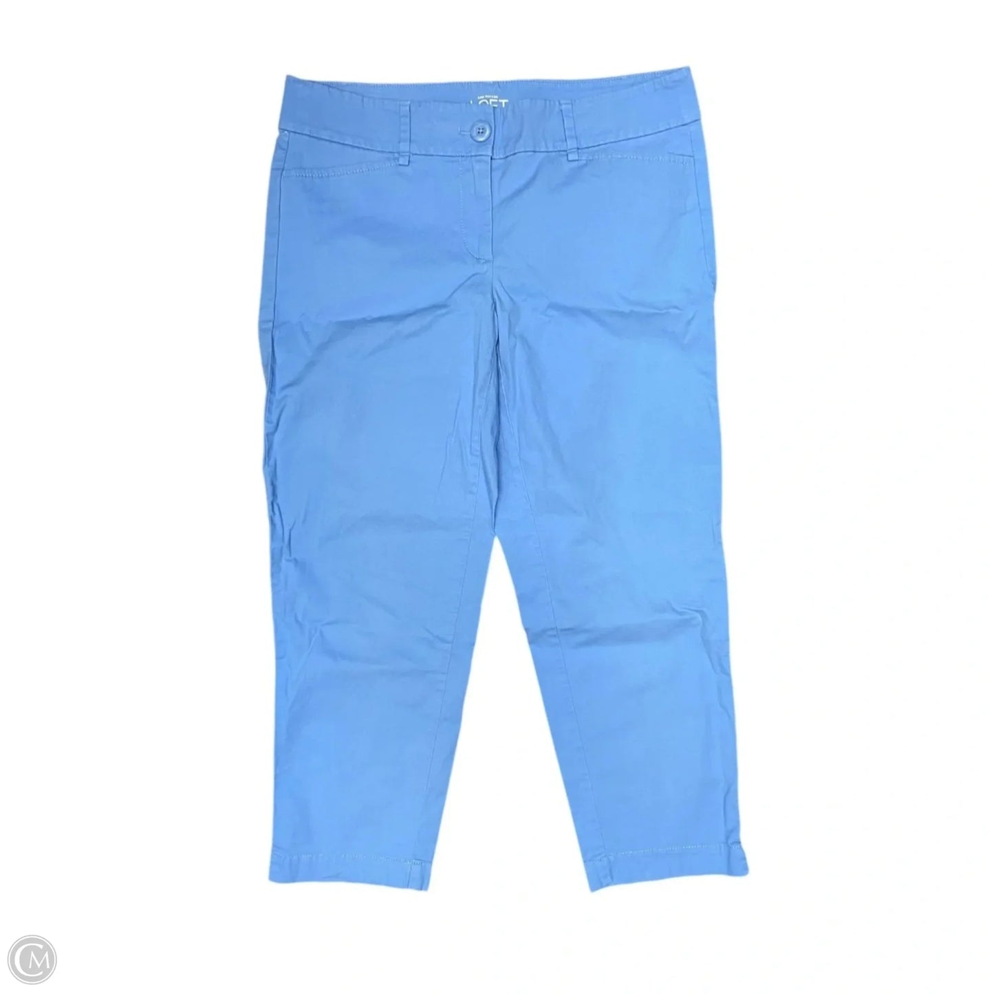 Pants Cropped By Loft In Blue, Size: 4