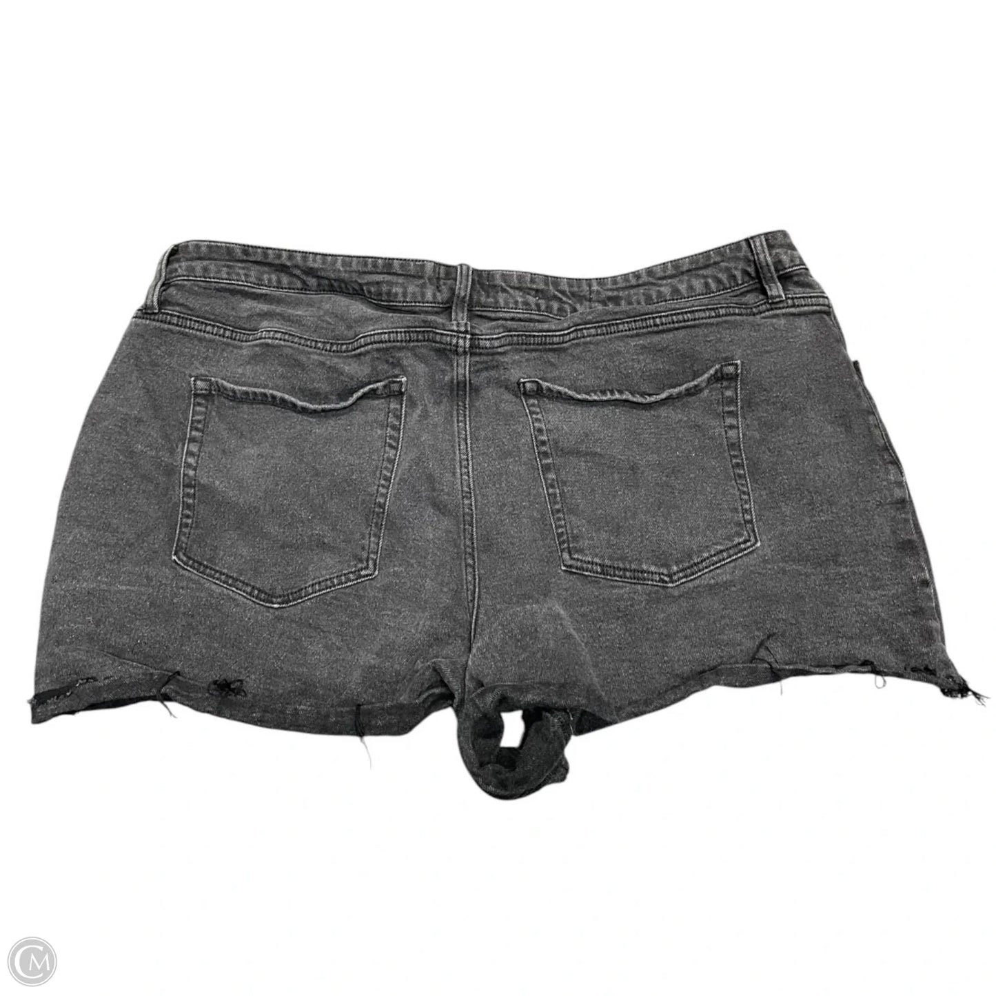 Shorts By Ava & Viv In Black Denim, Size: 3x