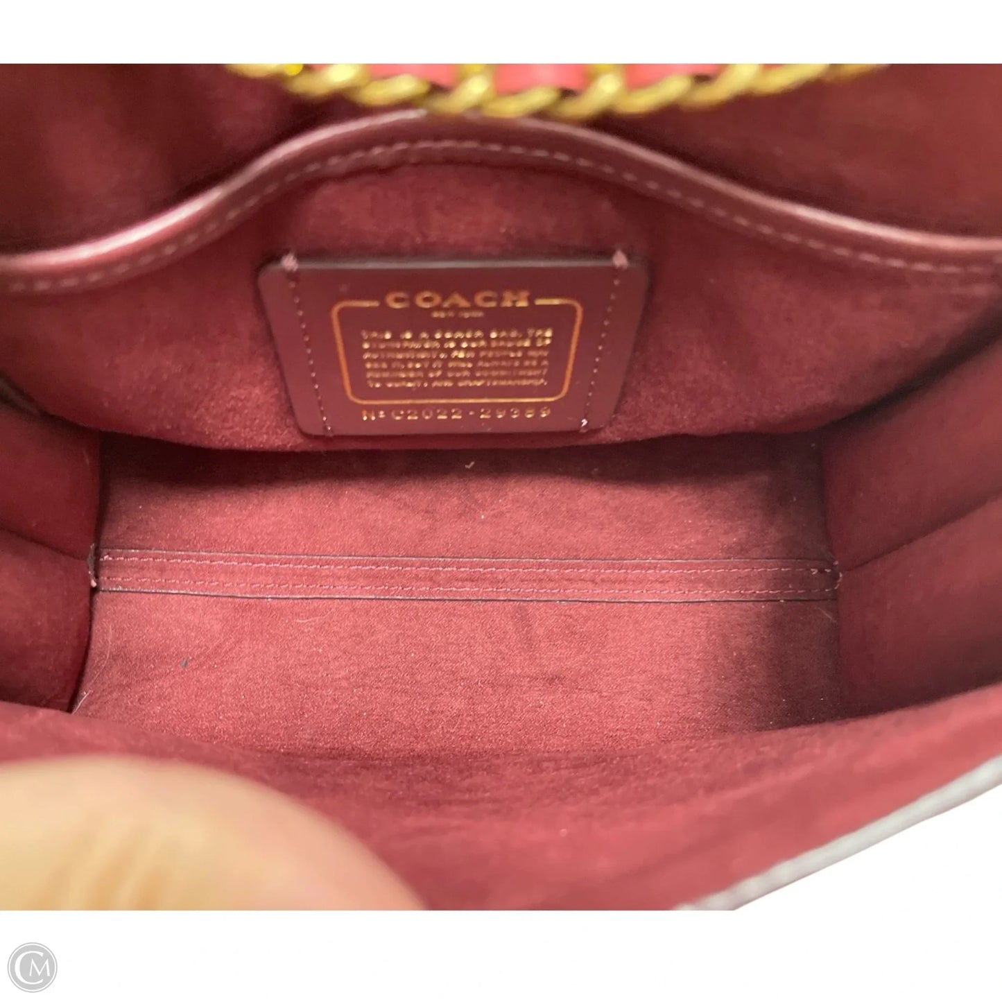 Crossbody Designer By Coach, Size: Small