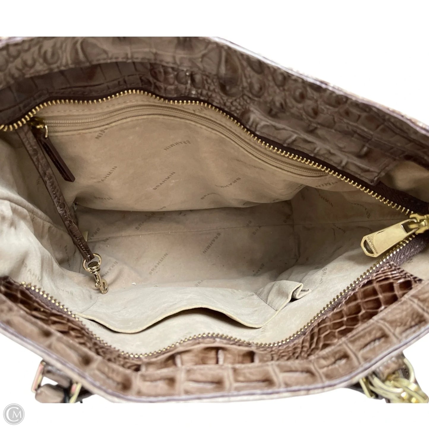 Tote Designer By Brahmin, Size: Small