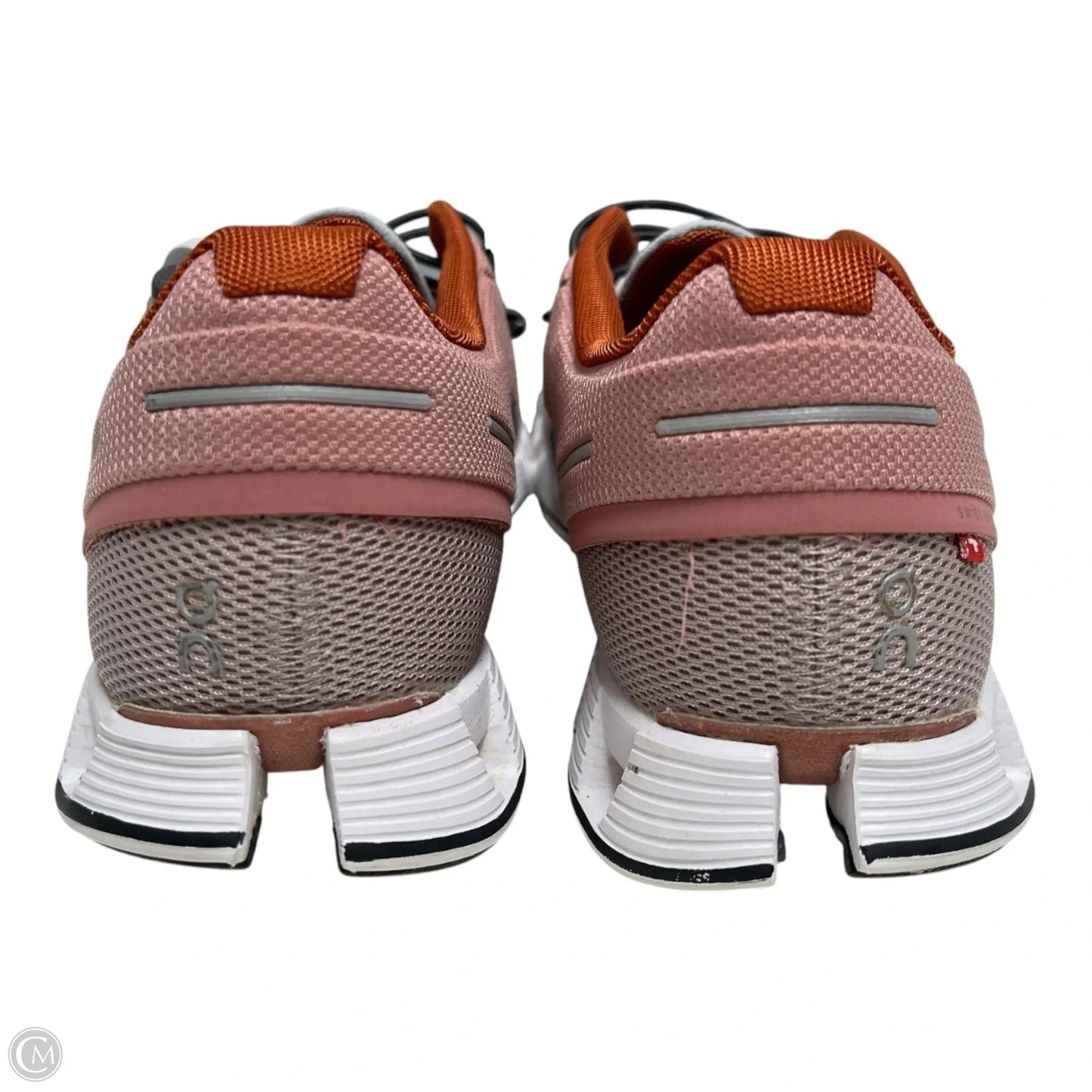 Shoes Athletic By On Cloud In Grey & Orange, Size: 9