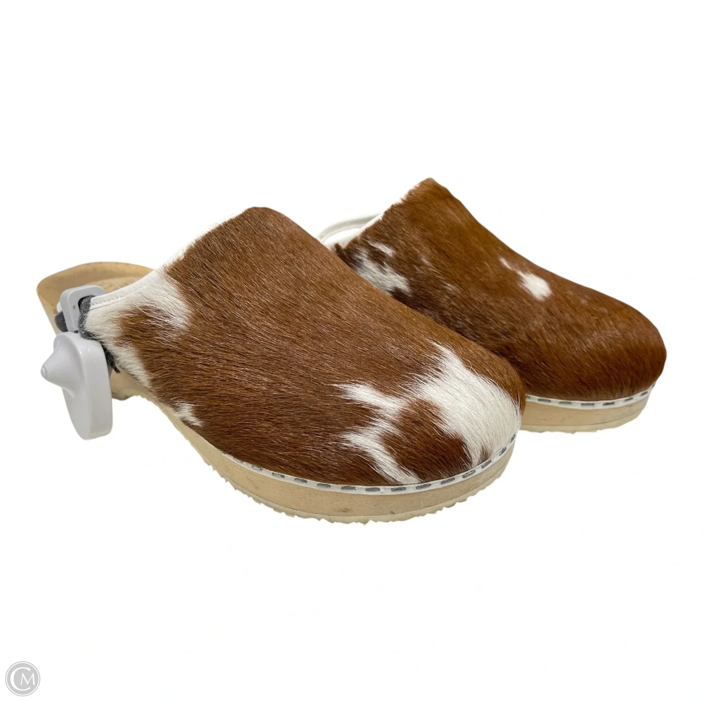 Shoes Flats By Clothes Mentor In Animal Print, Size: 8.5