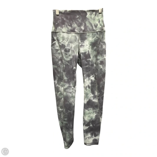 Athletic Leggings By Lululemon In Tie Dye Print, Size: 4