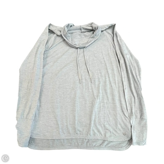 Sweatshirt Collar By Jones New York In Grey, Size: M
