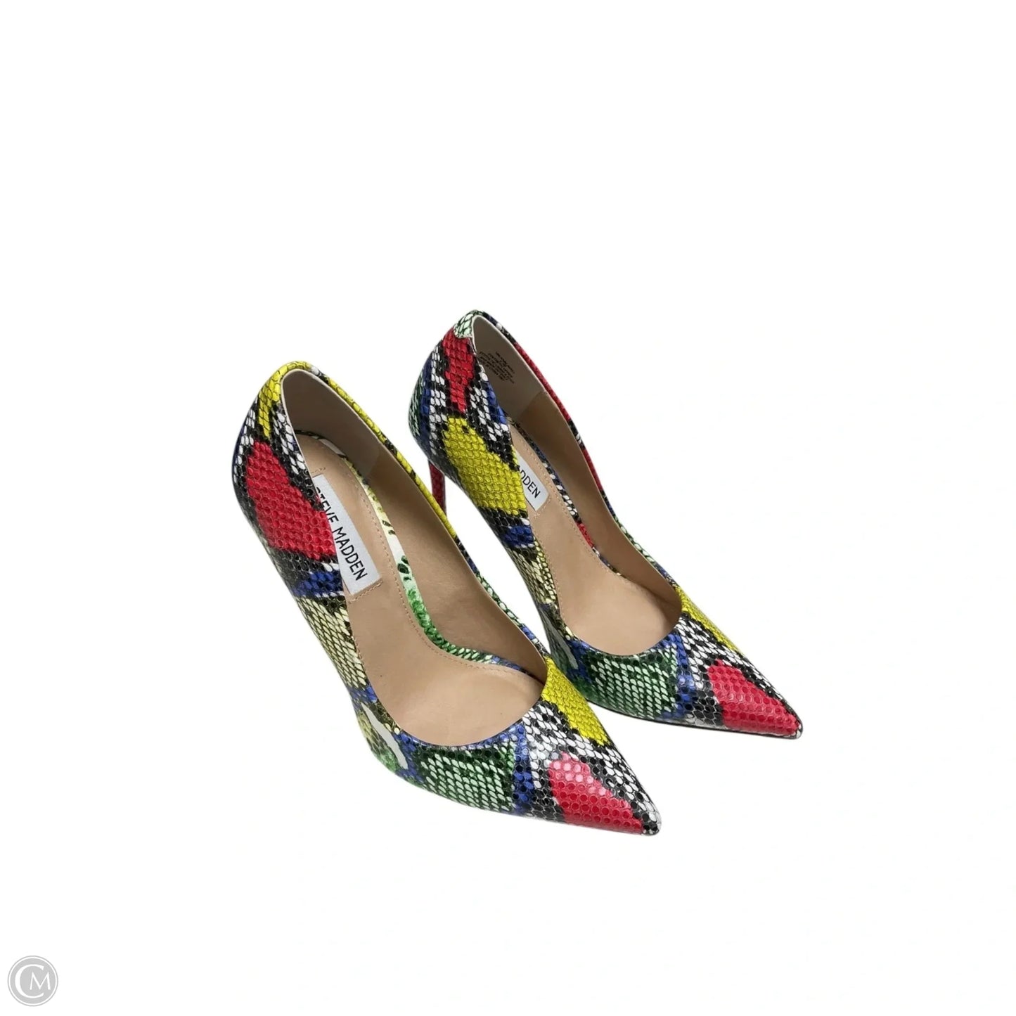 Shoes Heels Stiletto By Steve Madden In Snakeskin Print, Size: 5.5