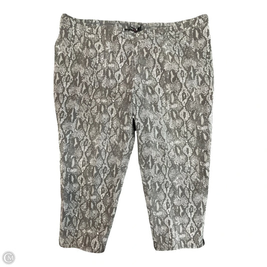 Pants Other By Isaac Mizrahi Live Qvc In Snakeskin Print, Size: 3x