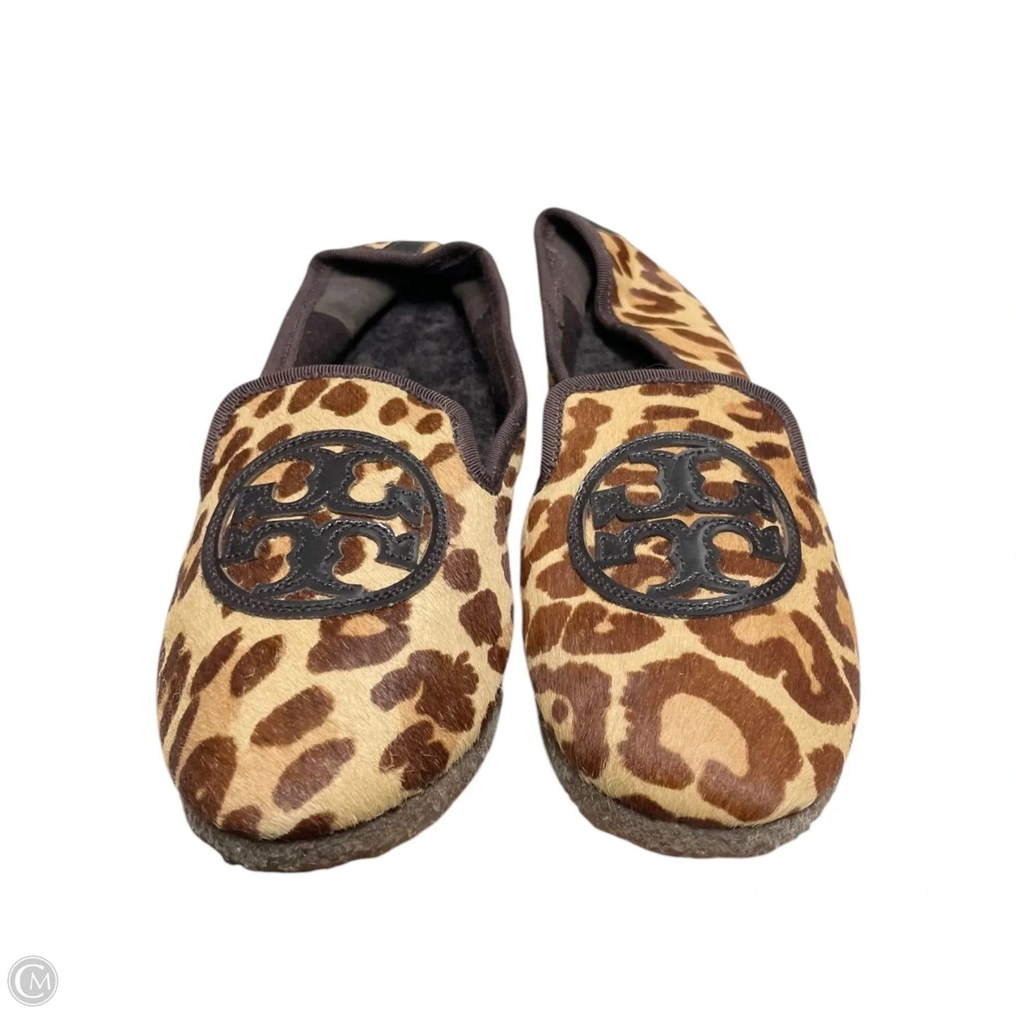 Slippers Designer By Tory Burch In Animal Print, Size: 6