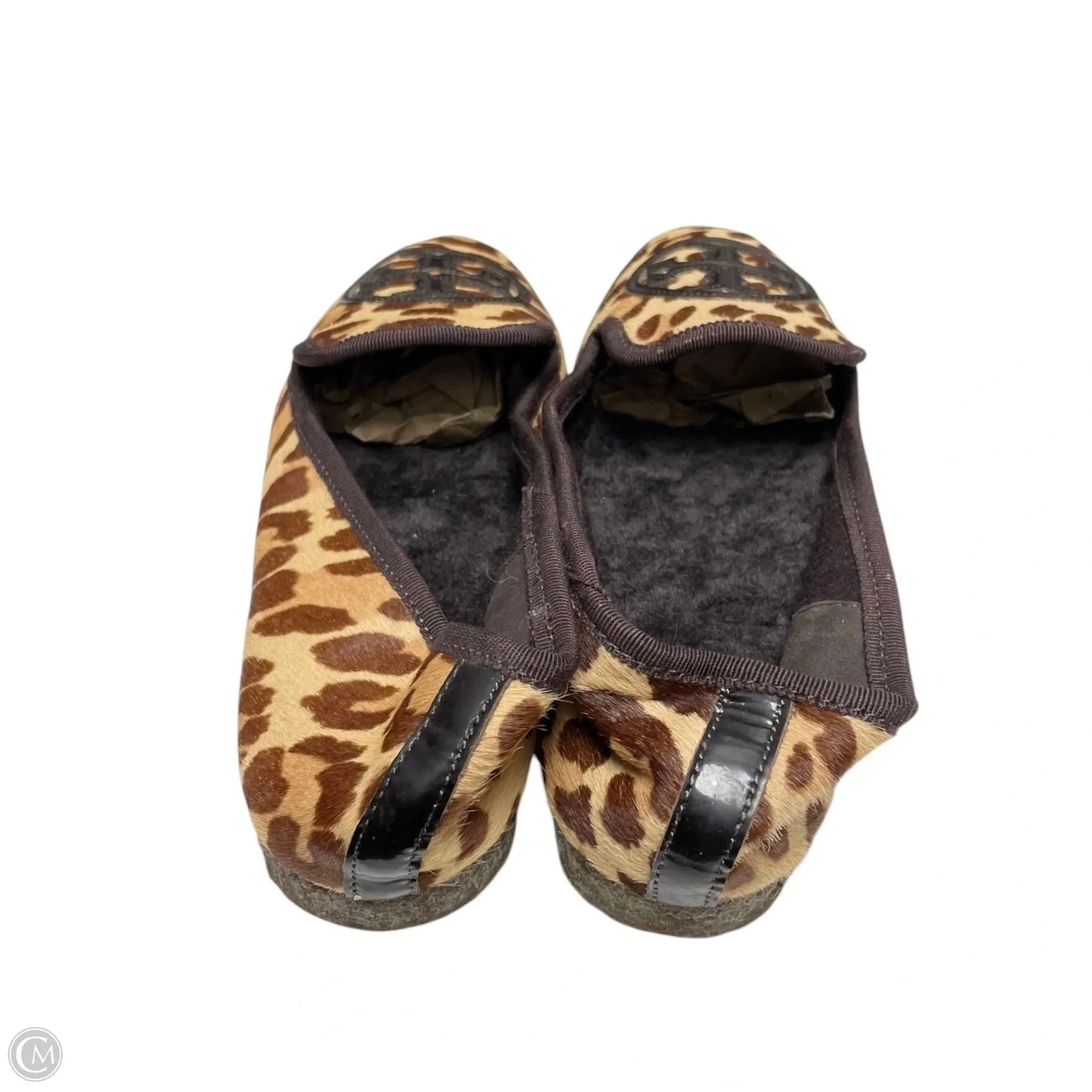 Slippers Designer By Tory Burch In Animal Print, Size: 6