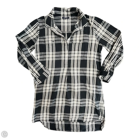 Dress Casual Short By Madewell In Plaid Pattern, Size: L
