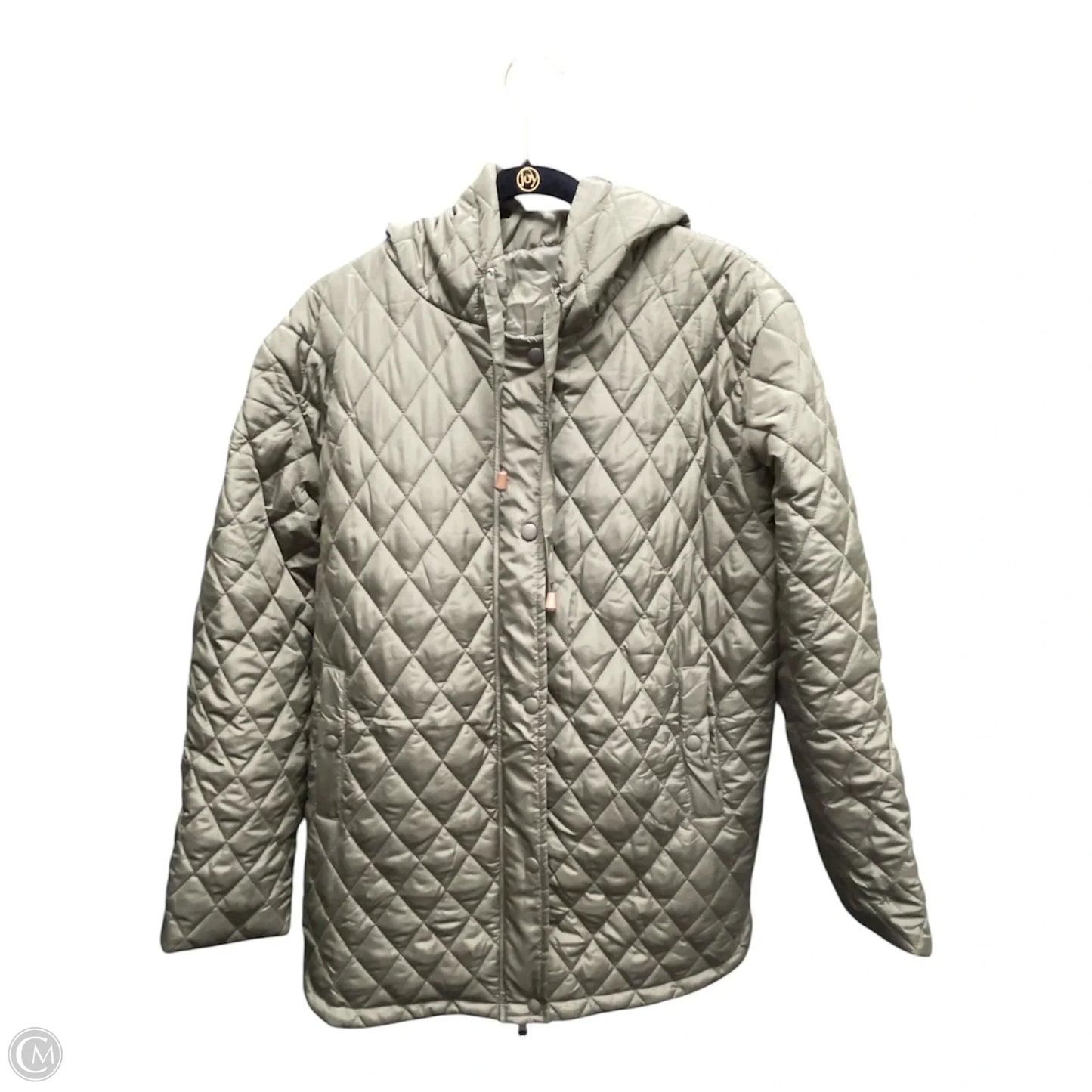 Coat Puffer & Quilted By Clothes Mentor In Green, Size: L