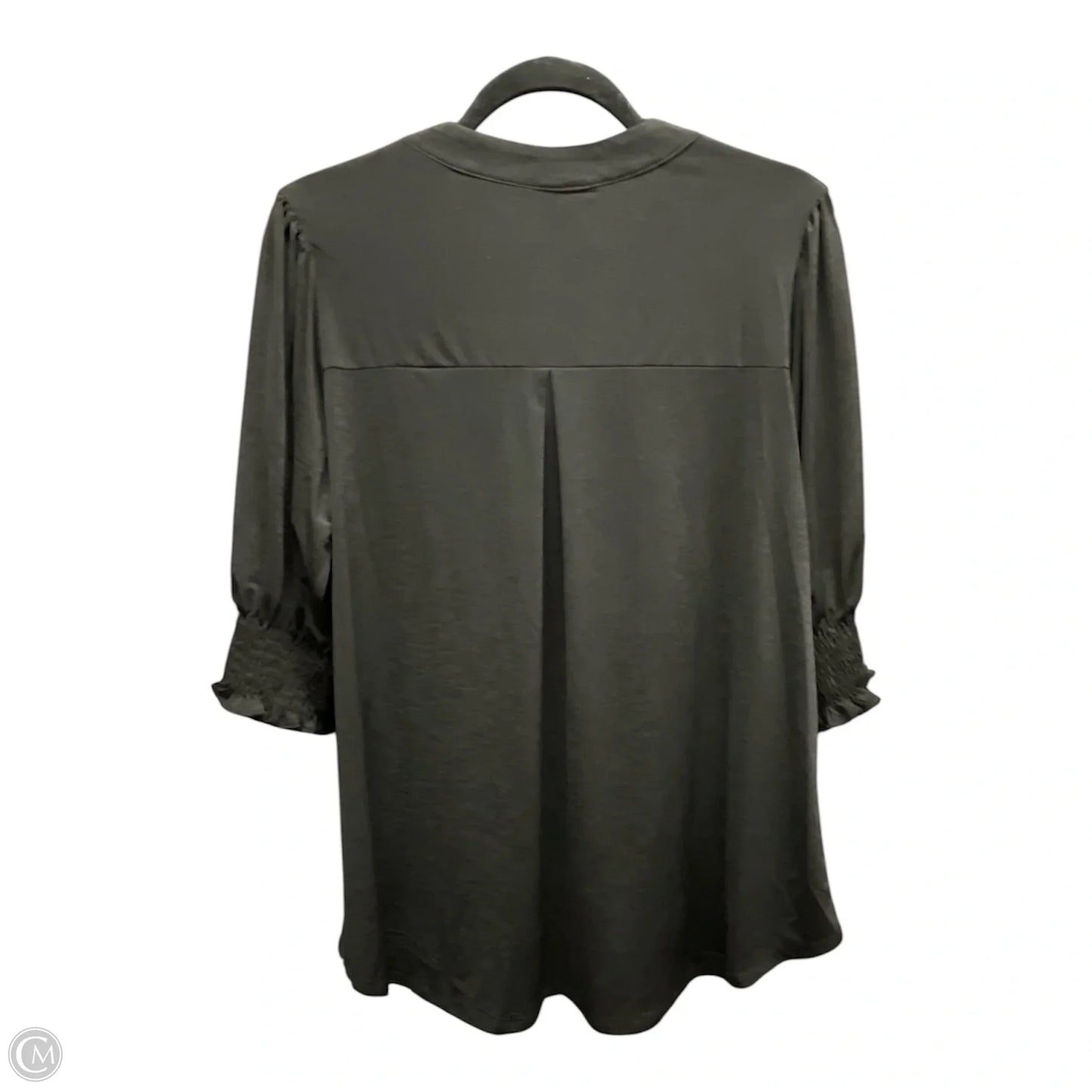 Top 3/4 Sleeve By Dear Scarlett In Black, Size: M