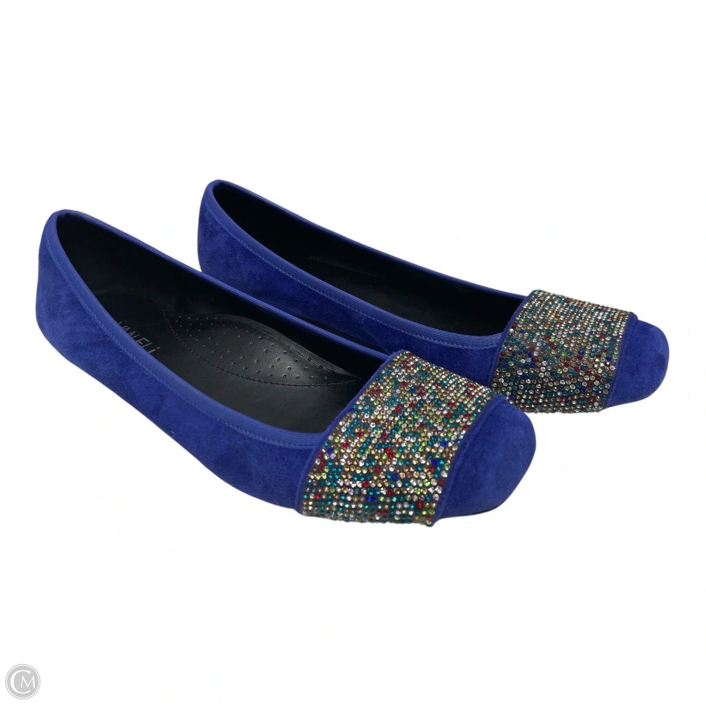 Shoes Flats By Vaneli In Blue, Size: 10