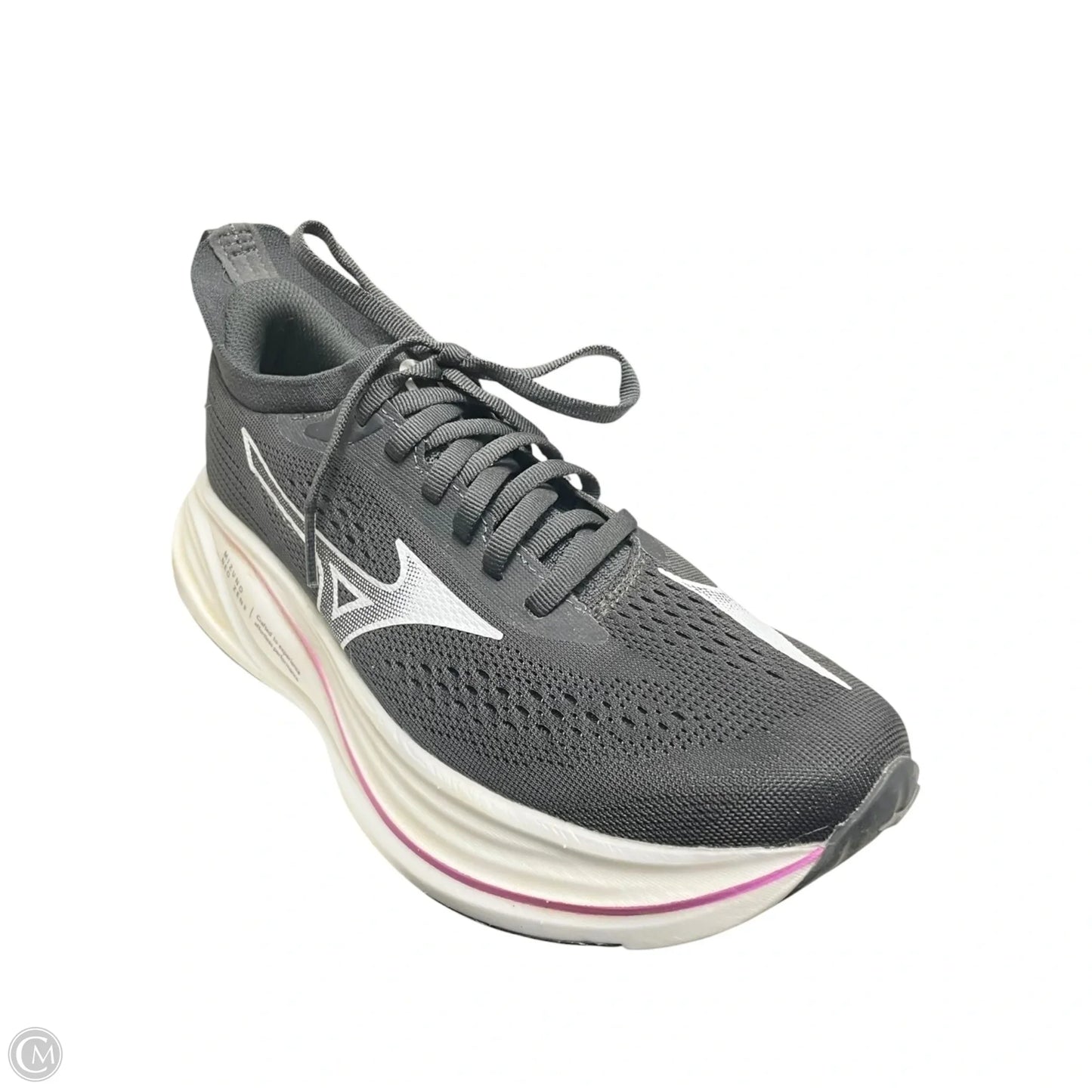 Shoes Athletic By Mizuno In Black & White, Size: 8