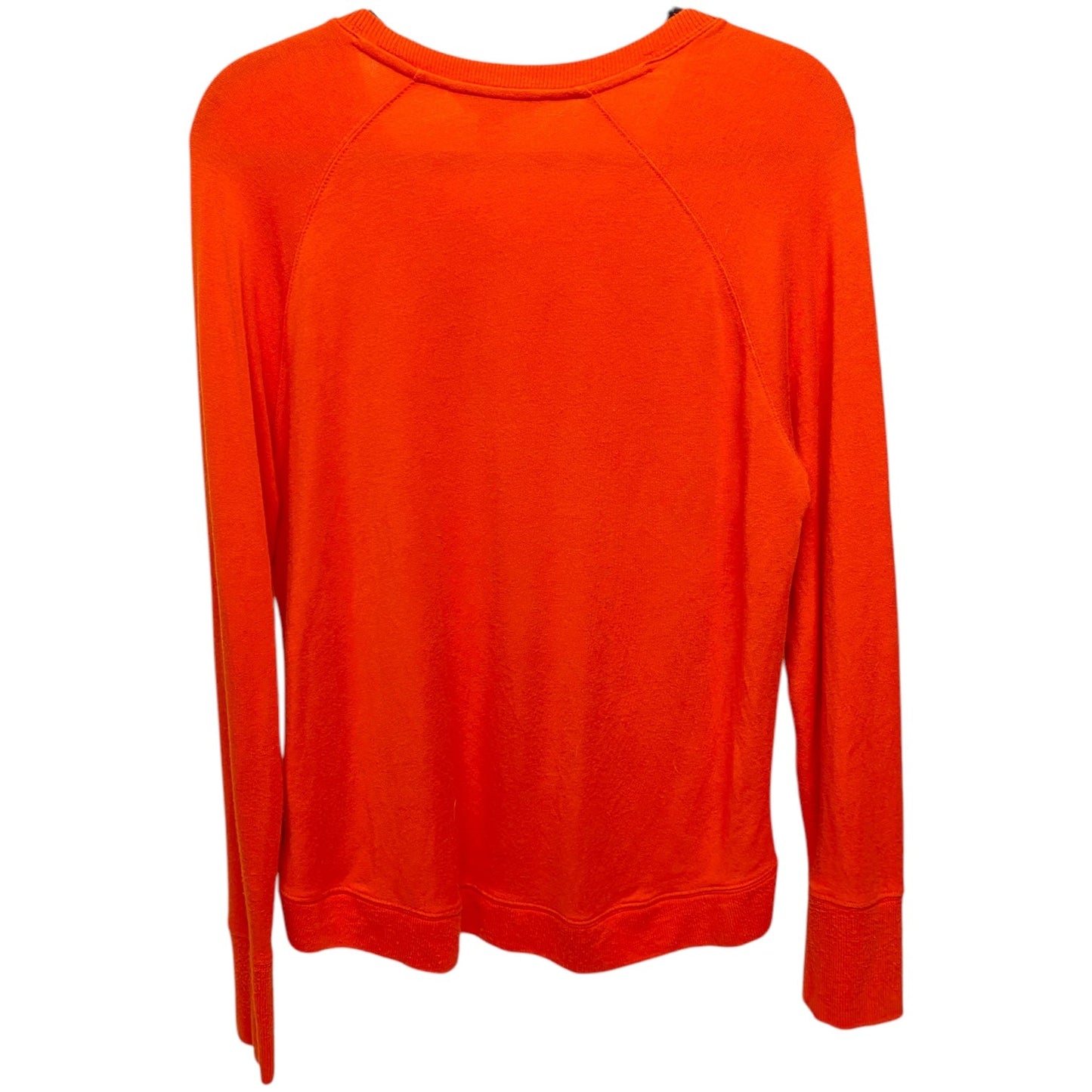 Athletic Top Long Sleeve Crewneck By Athleta In Orange, Size: M