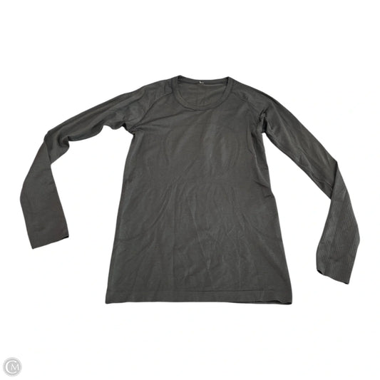 Athletic Top Long Sleeve Crewneck By Lululemon In Black, Size: S