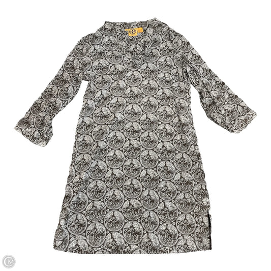 Dress Designer By Tory Burch In Brown & White, Size: M