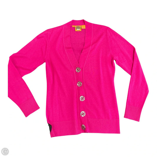 Cardigan Designer By Tory Burch In Pink, Size: M